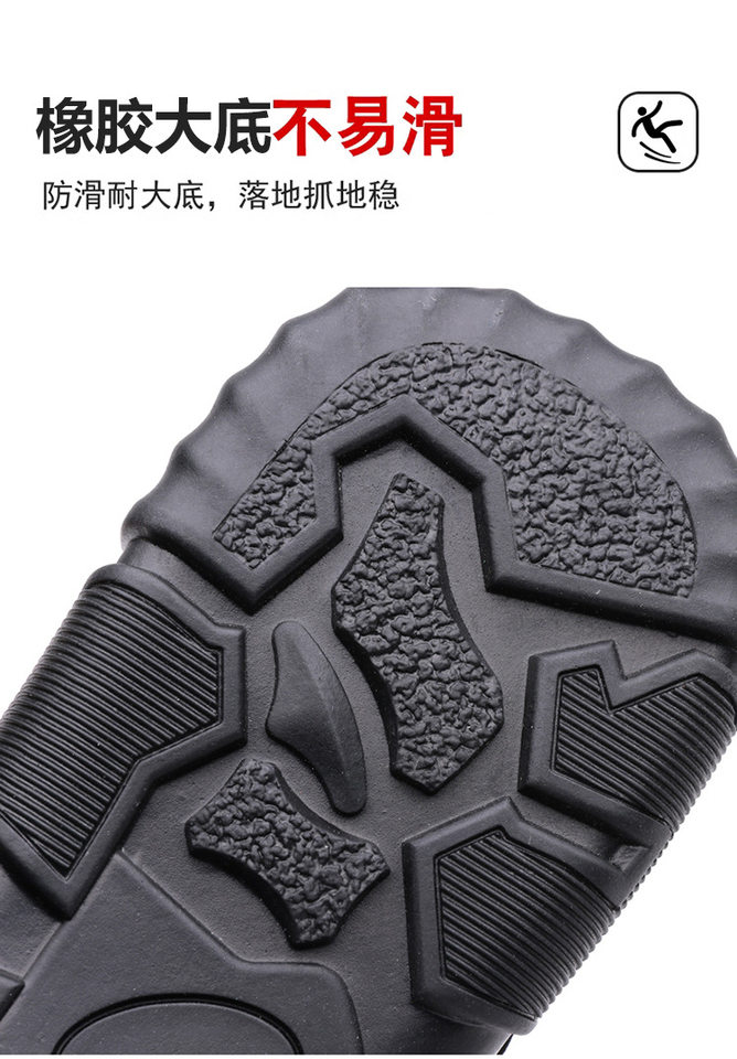 Giày sandal nam cỡ lớn mùa hè kiểu lười khoét lỗ đế mềm xỏ chân — Màu nâu, màu đen chi tiết 12