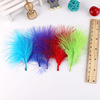 Manufacturers supply Turkey Hair DIY colorful vascular velvet feather jewelry accessories decorative feather wholesale
