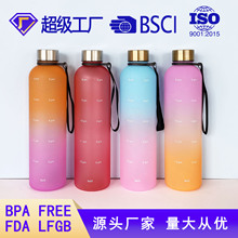 1L100ml塑料杯ISO9001 BSCI验厂运动水杯TRITAN户外S pc水壶便携