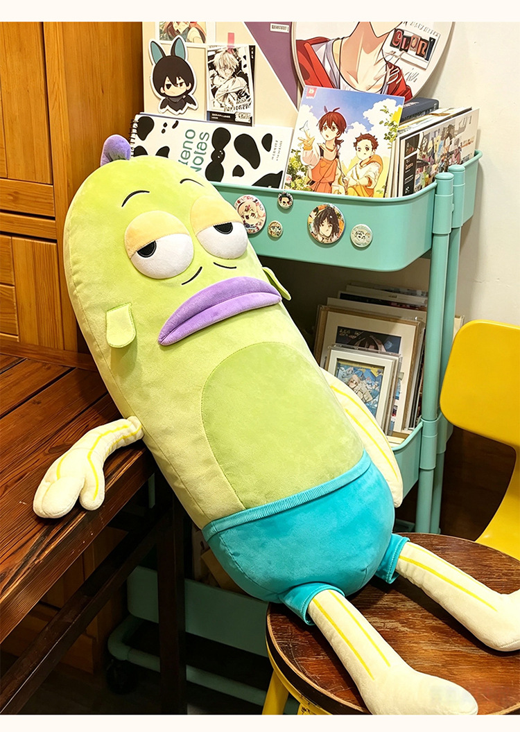 New ugly fish plush pillow, funny silly fish stuffed toy, wholesale pillow doll decoration