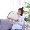 Cross border hot selling Creative toys lovely Sandwich Office Waist protection Pillow Headboard cushions Bread pillow