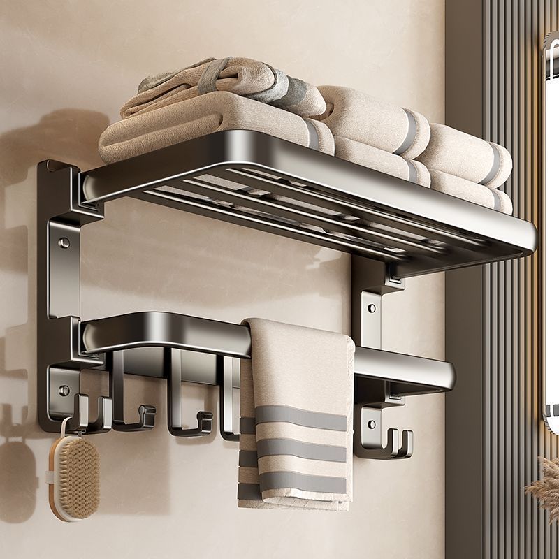 パンチフリートイレタオルラック折りたたみ式バスルーム収納ラックトイレバスルームアクセサリーセットバスタオルラック|undefined