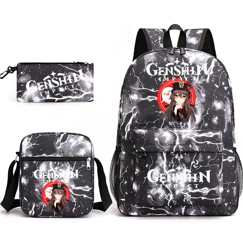 Genshin Impact, backpack, pencil case, one-shoulder bag, Amazon