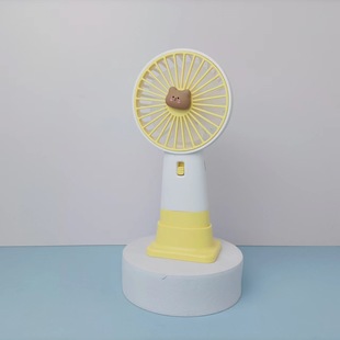 New Summer High Wind Handheld Fan Outdoor Portable Cartoon Cute Mini USB Charging Dormitory Desktop