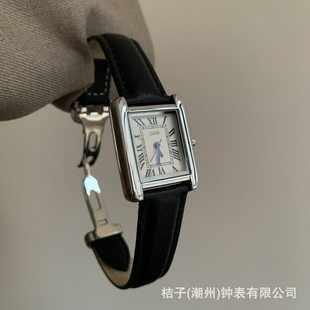 Watches for women, light Luxury, retro fashion, exquisite, compact, square, small sizes, high-end 2026, popular