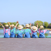 儿童啦啦队六一演出服服装幼儿园毕业服套装小学生夏季运动会班服