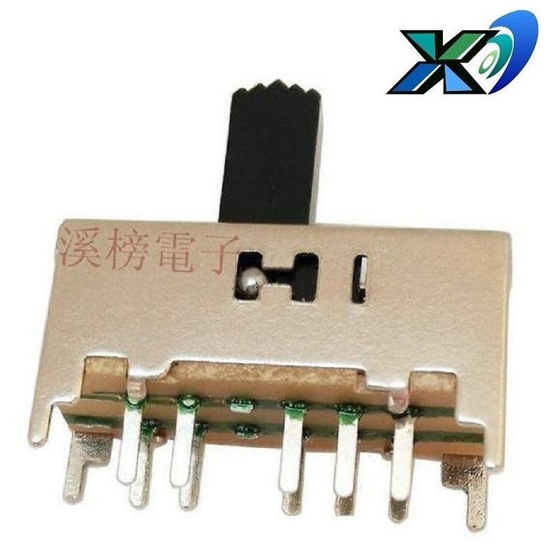 四段滑动开关  小型四位拨动开关双排10脚  拨动开关四点批发
