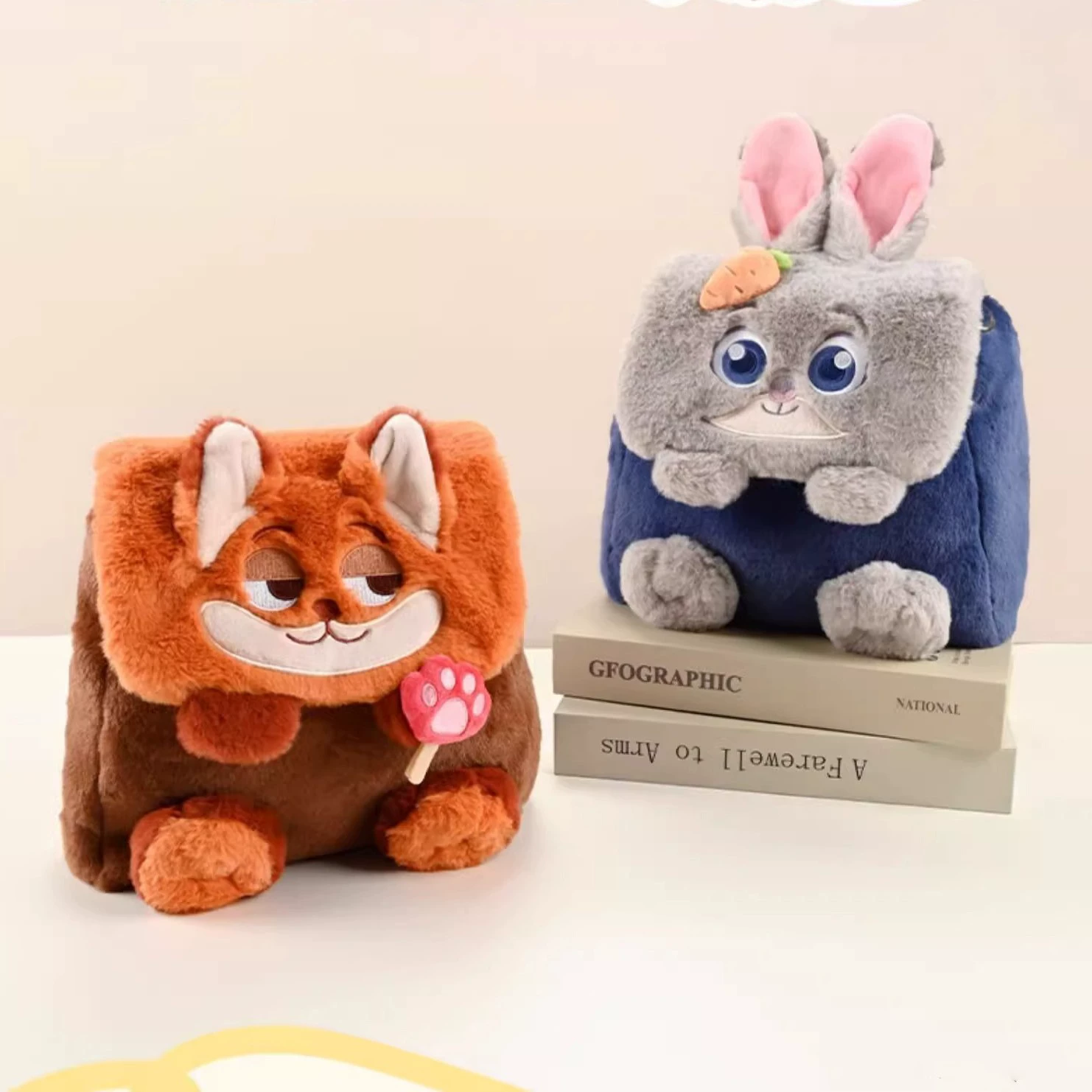 Сумасшедший город животных милый мультфильм Джуди Ник большой емкости сумка через плечо плюшевая сумка-раскладушка студенческий рюкзак