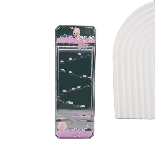 Creative Slide Oil Drop Same Color Dual Liquid Hourglass Descending Oil Leak Daydreaming Magic Stress Relief Toy
