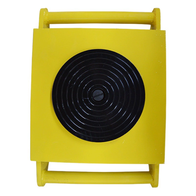 Тяжелый транспортный грузовик с прямолинейными танковыми колесами, универсальными вращающимися стальными колесами, для перемещения тяжелых объектов.