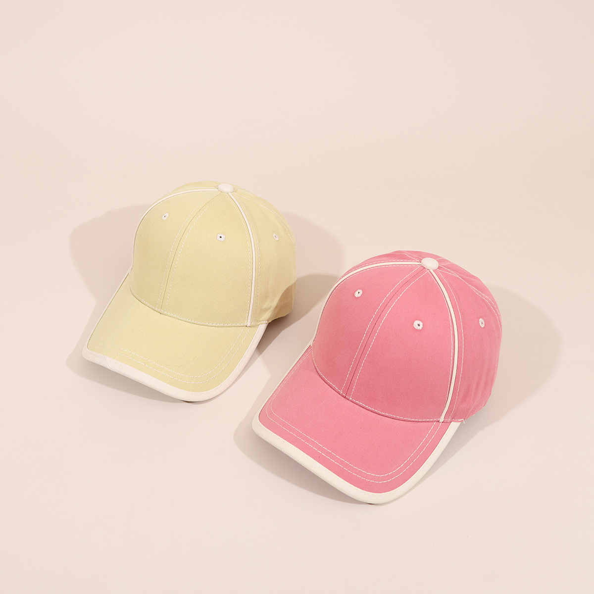 Herren Baseballcap Mit Breiter Krempe Für Große Köpfe Schlicht_voghion.com