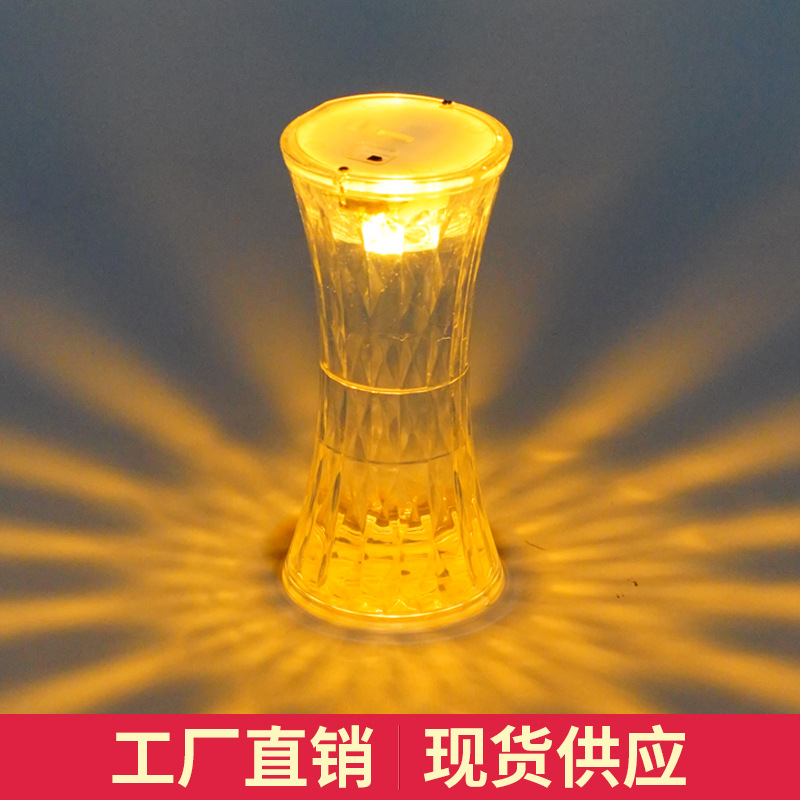 小夜灯透明小蛮腰迷你婚礼创意氛围灯装饰灯投影灯酒吧亚马逊ebay