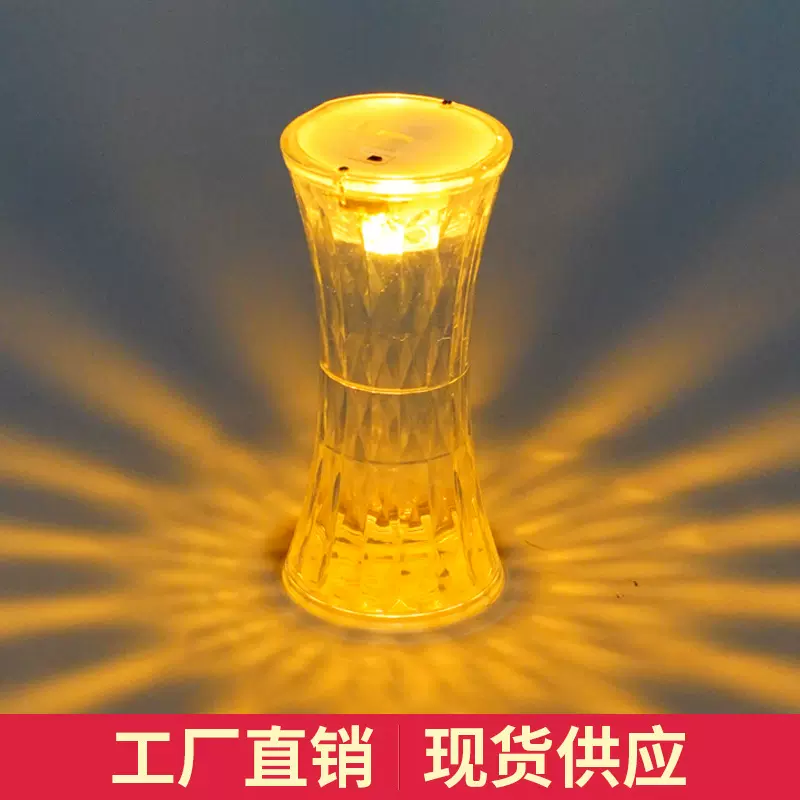 小夜灯透明小蛮腰迷你婚礼创意氛围灯装饰灯投影灯酒吧亚马逊ebay