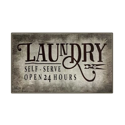 Floor Mats for Home Entrance, Avtomobil döşəmə paspasları - laundry-grey-4060cm-crystal-velvet
