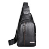 Chest bag, fashionable polyurethane one-shoulder bag, shoulder bag, small bag, backpack, city style