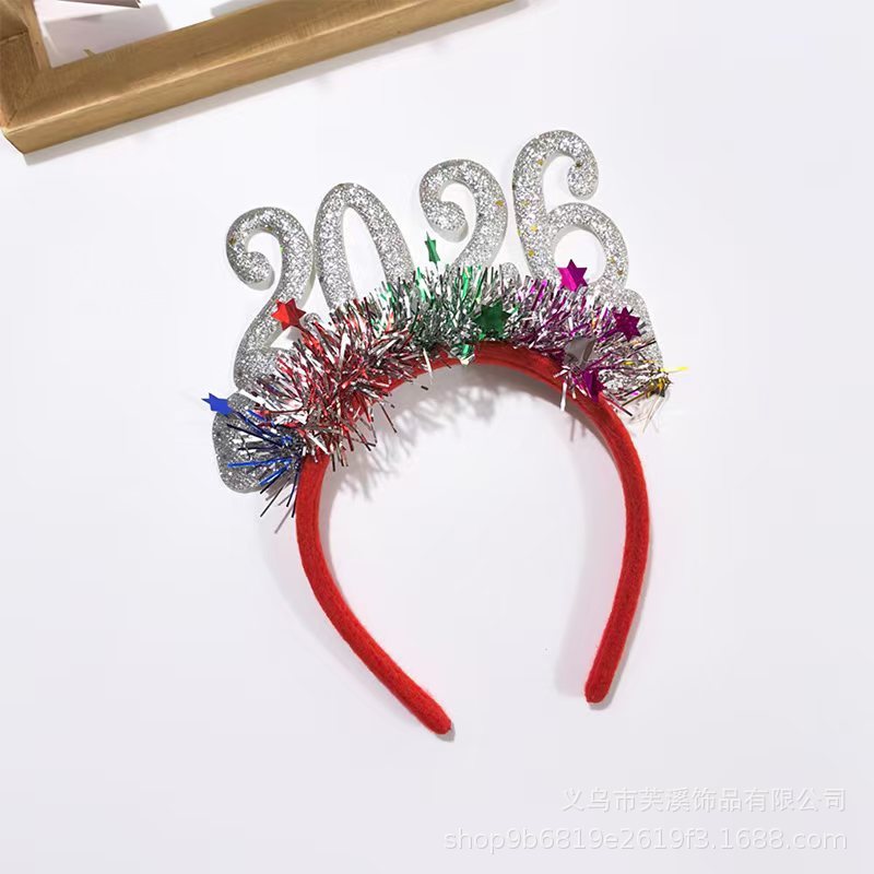 クロスボーダークリスマススノーフレーク帽子ヘッドバンド女性のホリデーパーティー子供かわいいサンタクロースの頭飾り鹿の角ヘッドバンド|undefined