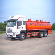 FAW解放后双桥25立方运油车 6*4铝合金油罐车 运输介质汽柴油