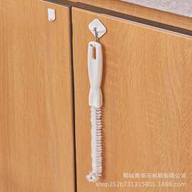 硬毛清洁刷调味瓶罐缝隙小刷子窄口瓶清洁刷多功能L型刷厨房杯刷