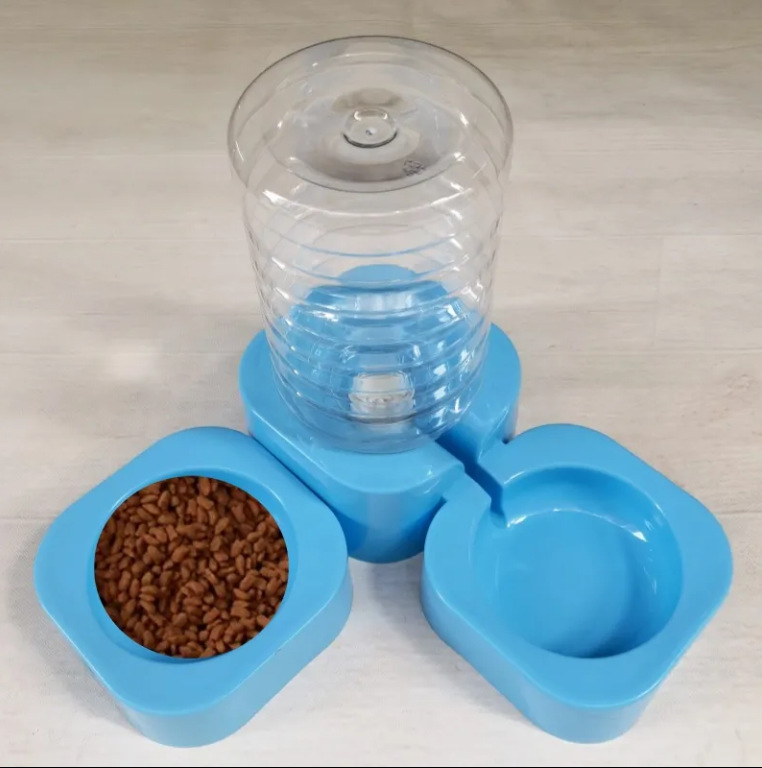 宠物自动饮水器狗碗猫碗喂食器组合饮水机一体机自动饮水器猫咪