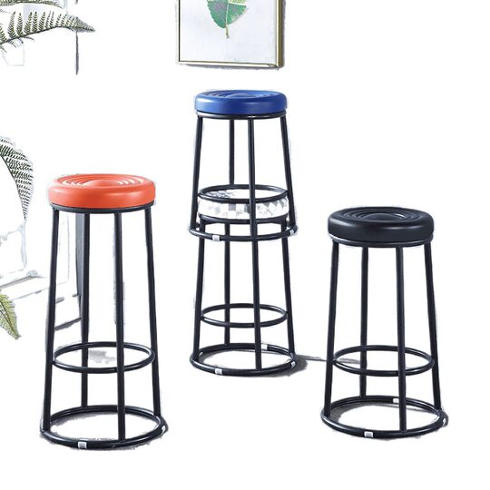 Light Luxury Bar Chair, Cafe High Stool, Bar Stool, Mobile Phone Store Front Desk, Ktv High Stool, Milk Tea Shop Commercial Stool