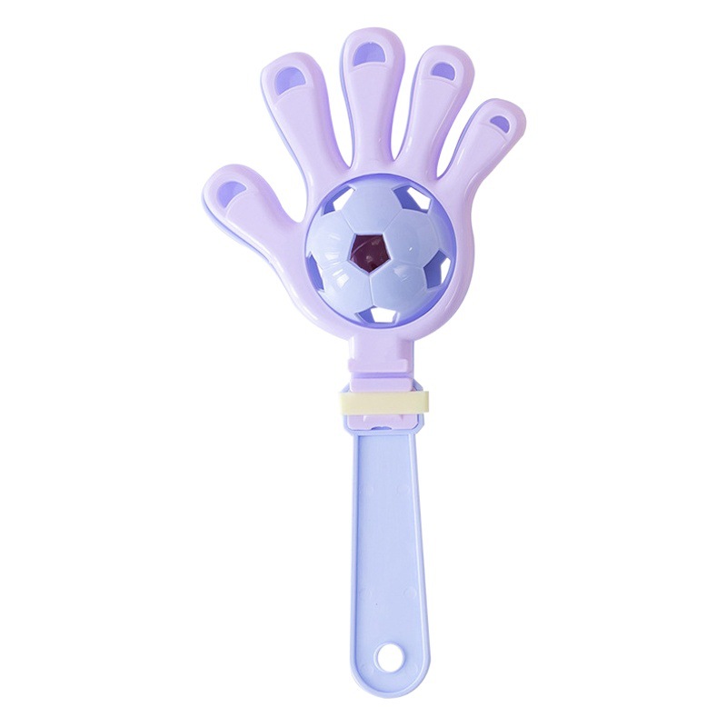 Children's football clapping hand rattle Palm shooting 0-3 years old infant parent-child interactive clapping educational toys