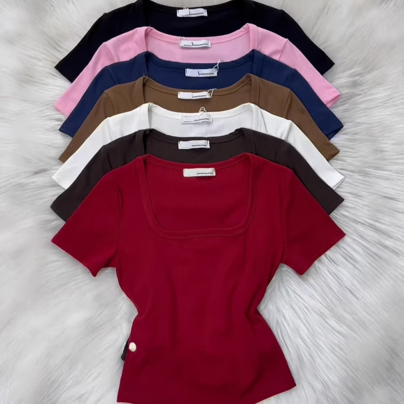 【Live Version】Women Top Shirt Vest Base Layer Knitwear Wholesale