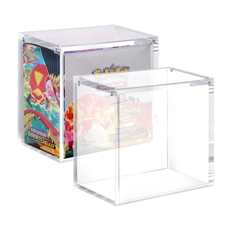 クロスボーダーアクリルフィギュアボックス Pkmn ゲームカートリッジディスプレイボックス積み重ね可能なブラインドボックス防塵収納ボックス|undefined
