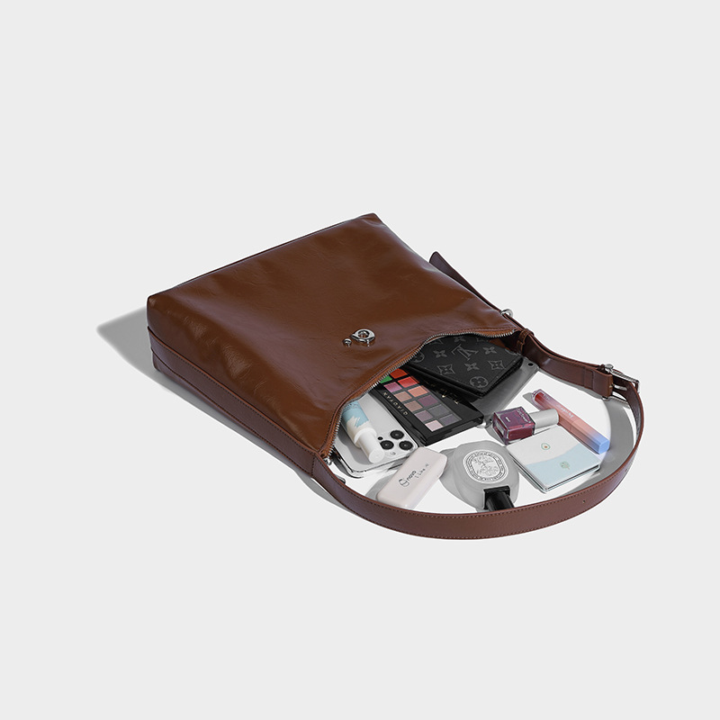 2024 Nieuwe grote capaciteit forensenschoudertas met geavanceerde en modieuze handtasstijl, grote damestastrend_voghion.com