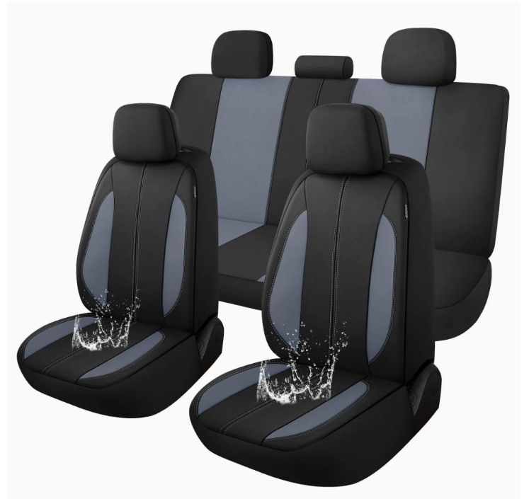 Universal Five-Seater Car Seat Cover, Pu Leather Full-Cover Cushion Cover, Suitable for All Seasons, Cross-Border Best-Selling Model