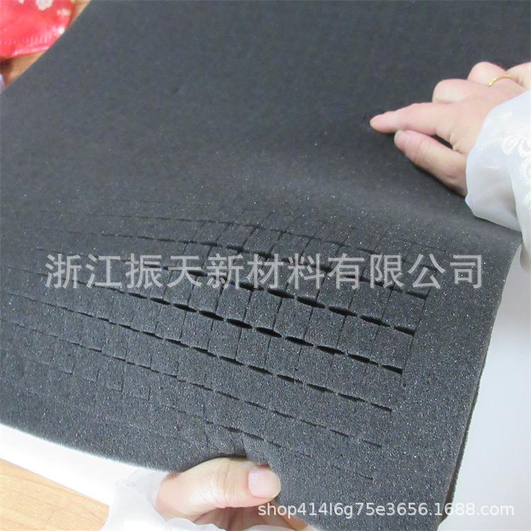 可撕网格包装绵供应小方格包装海绵 手撕网格包装防震泡沫垫