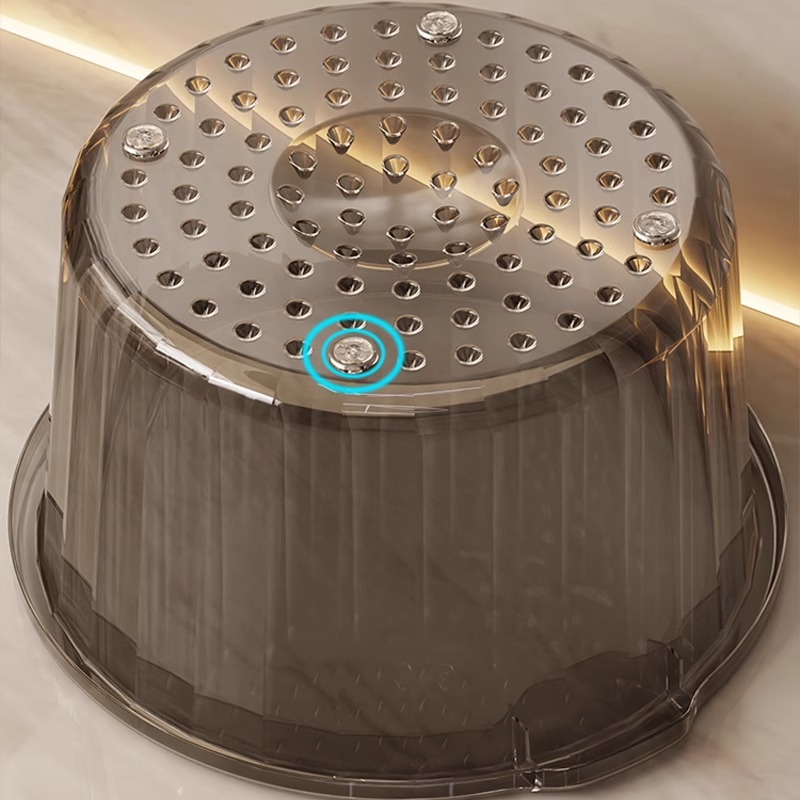 Lavadero con cubo de lavado de pies, lavadero de plástico extra grande para el hogar integrado, lavabo de dormitorio de estudiantes para bebés, profundización