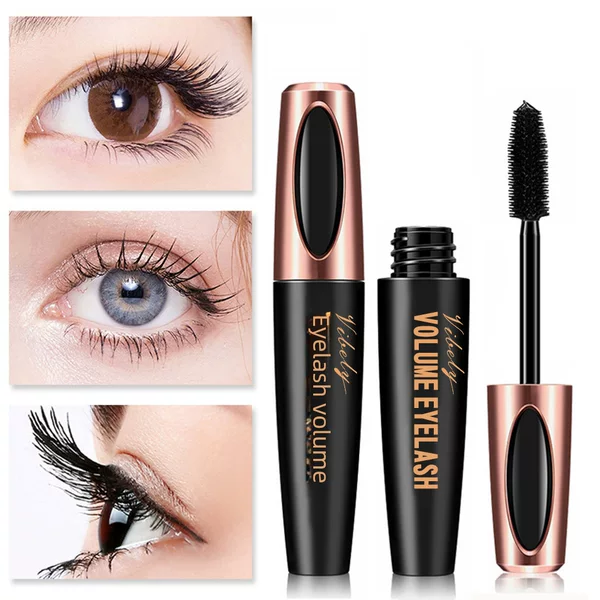 Vibely Cross-Border 4D Rich and Thick Curling Mascara Black Waterproof Non-Smudge Long Mascara Export