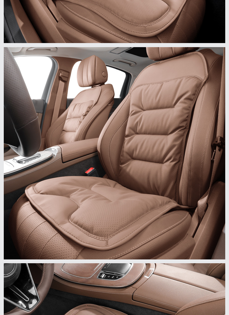 Nappa Leather Car Seat Cushion