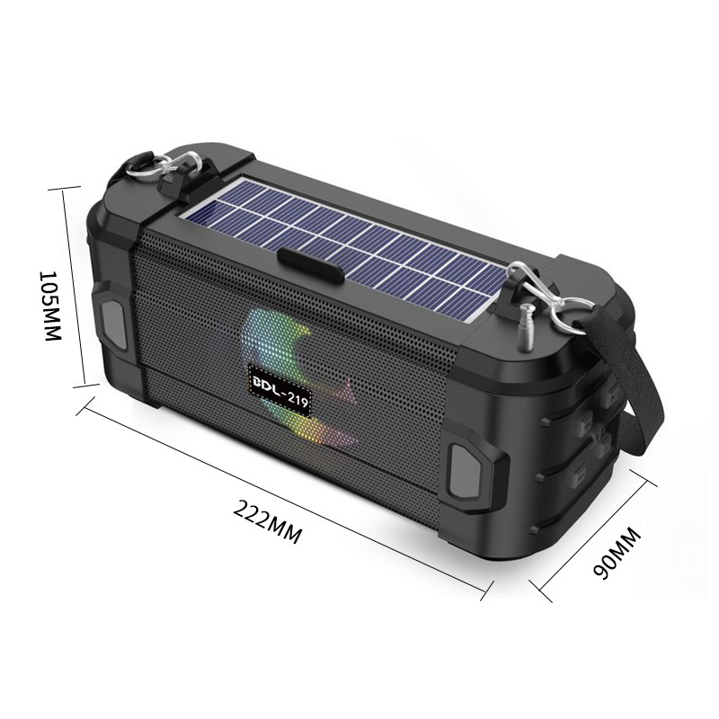 BDL-219の外国貿易の音響のbluetoothの大きい音量の屋外の太陽エネルギーのラジオのデスクトップの懐中電灯の無線のスピーカー|undefined