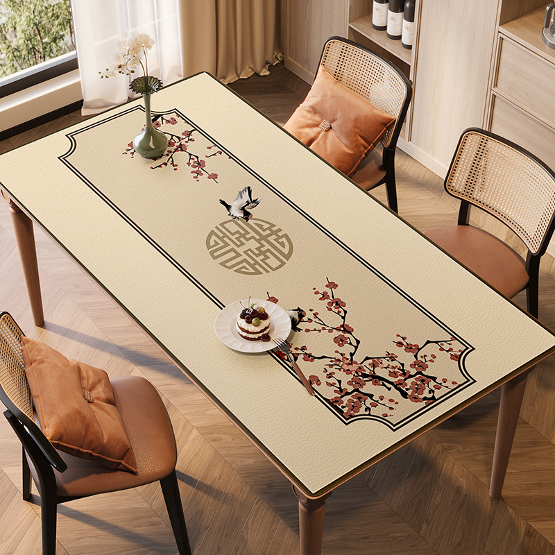 almohadilla de mesa de comedor paisaje chino almohadilla de mesa de té impermeable a prueba de agua a prueba de aceite sin lavado almohadilla de protección de escritorio aislante de alta calidad