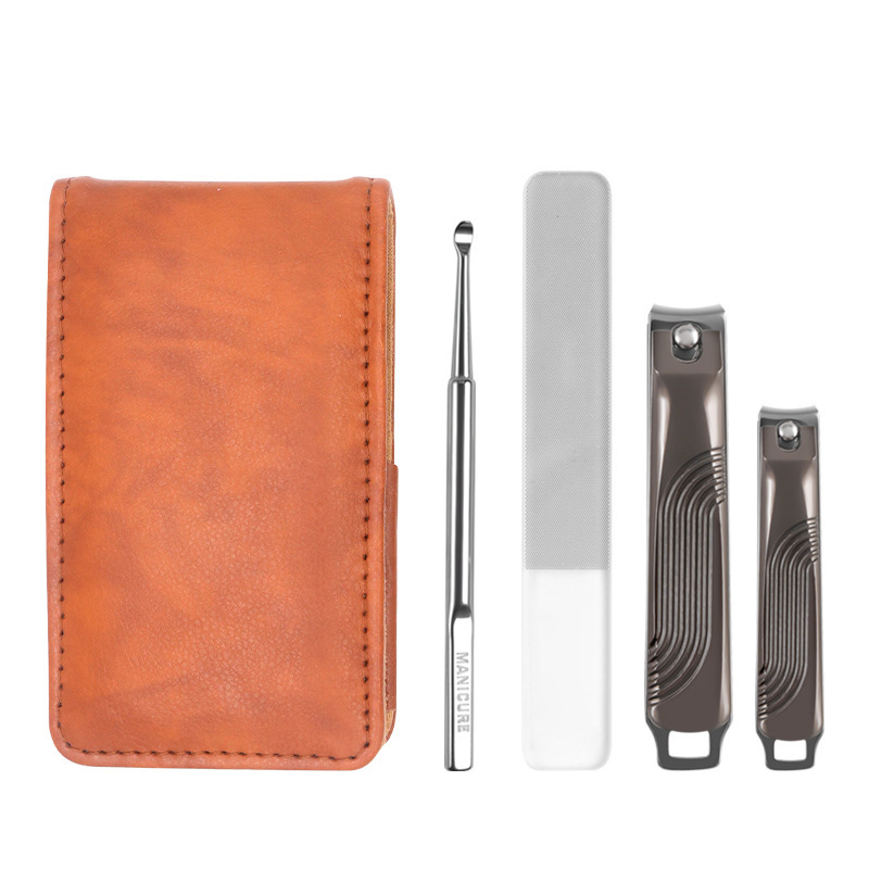 손톱깎이 세트 4종 젠틀 브라운