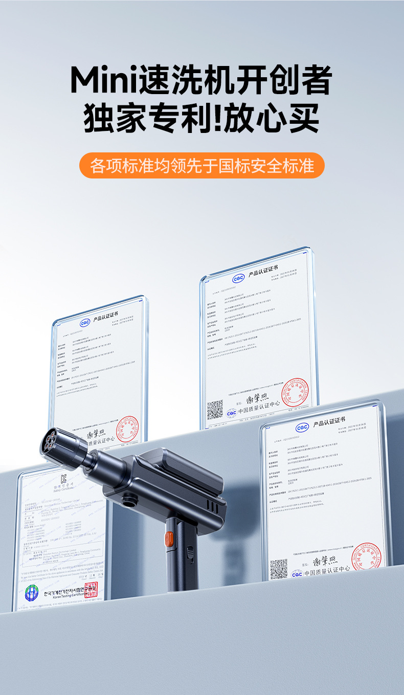 Wireless Car Washer High Pressure Washer Electric Lithium Battery
