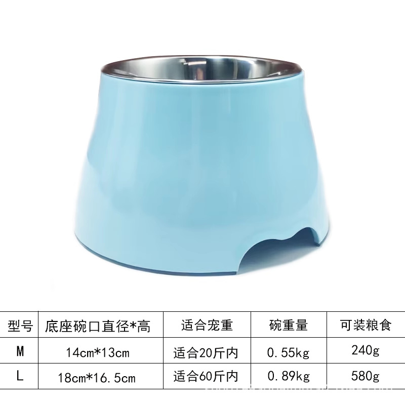 Taza de pies altos - Azul claro