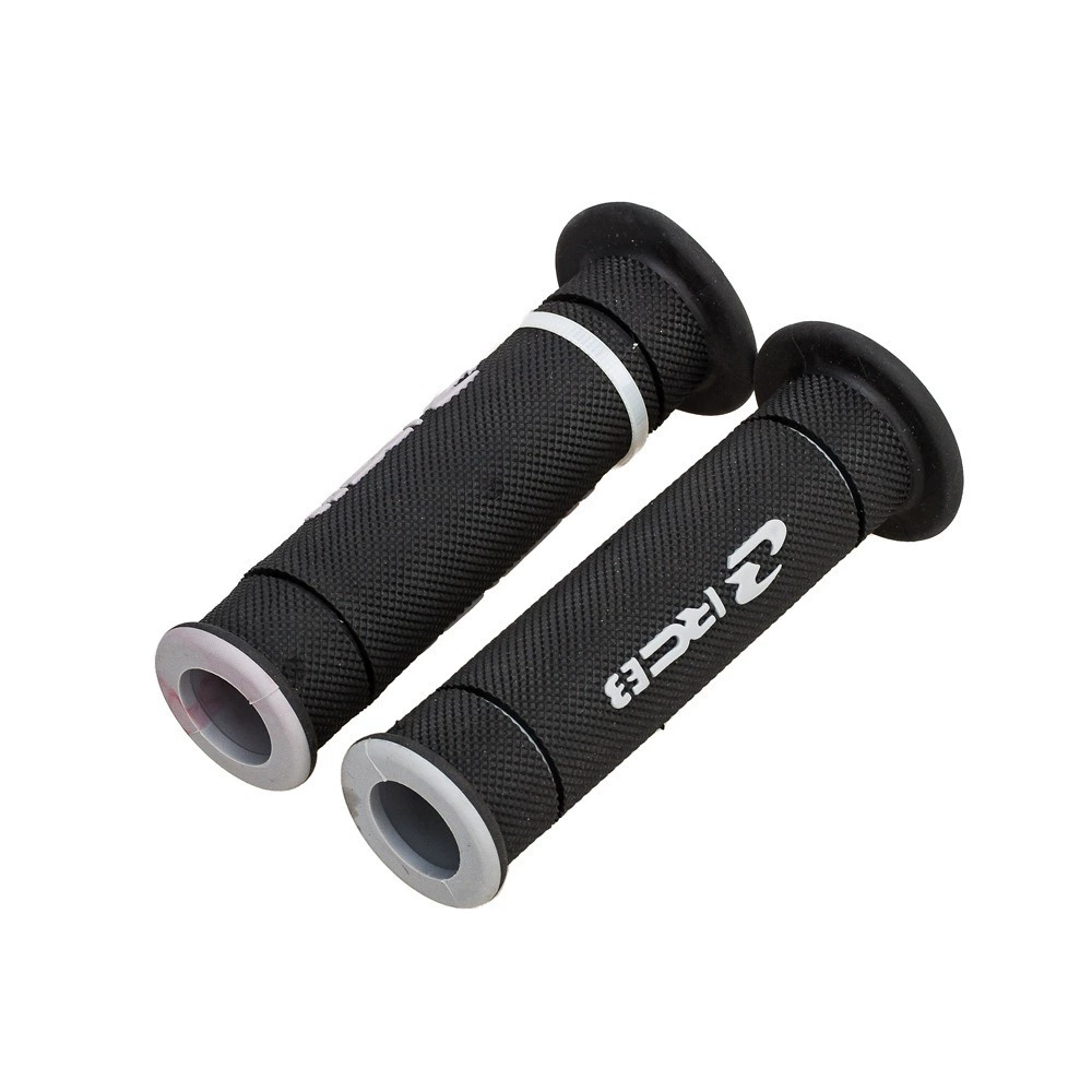 Фабрика прямых продаж мотоцикла стрелка ручная ручка двухцветная полосатая ручка ручная ручка клей алюминиевый сплав универсальный противоскользящий дроссельный рулет