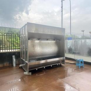 Water swirl cabinet paint cabinet stainless steel purification paint mist paint industrial workshop waste gas treatment environmental protection equipment manufacturers
