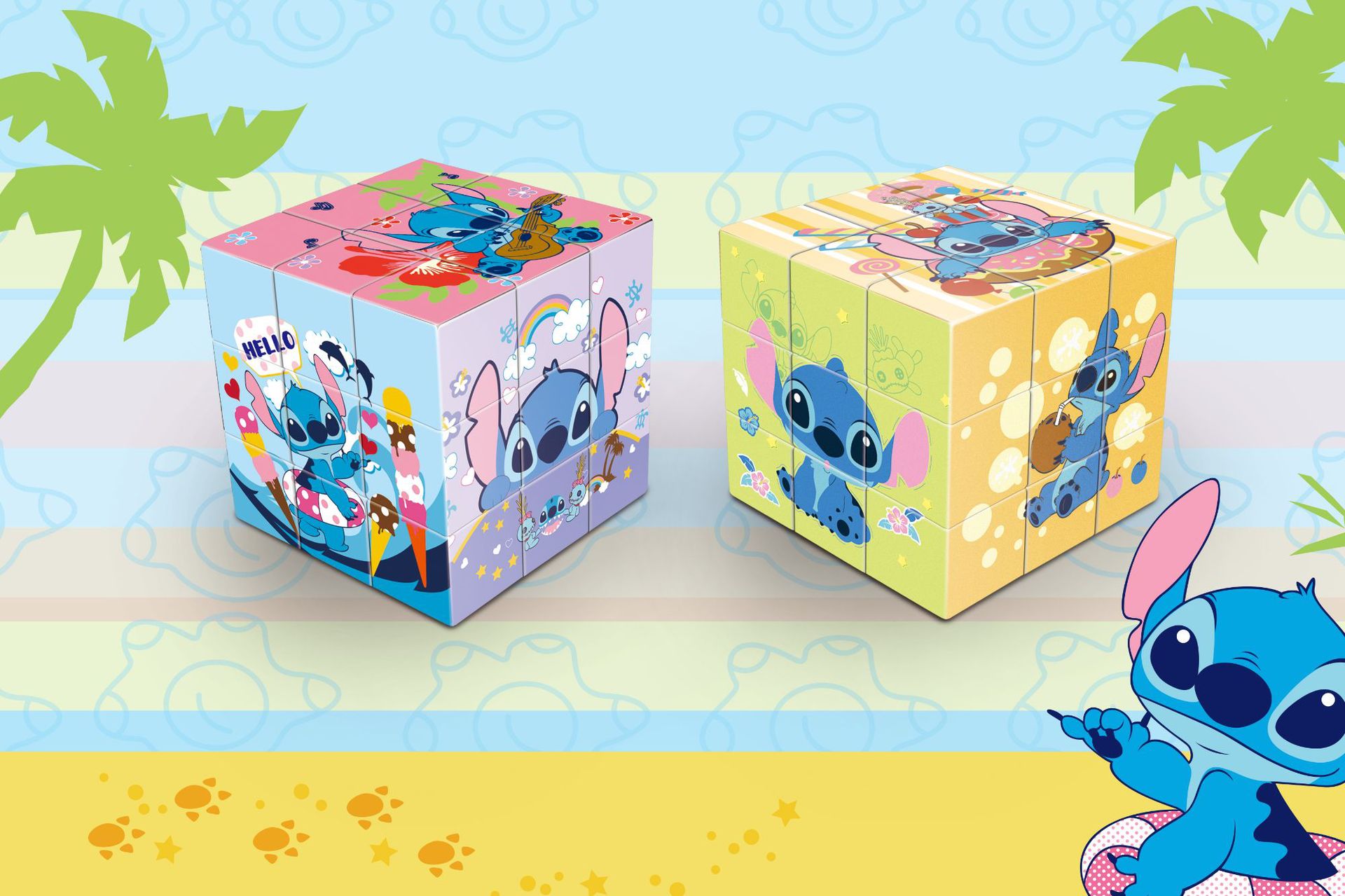 Entrega transfronteriza de dibujos animados en el mismo día patrón de dibujos animados divertido Cubo de Rubik de tercer orden 3 Cubo de Rubik regalo de jardín de infantes educativo para niños