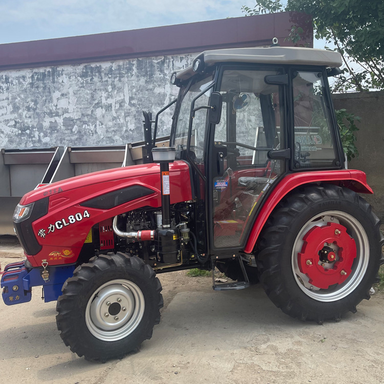 农用四轮拖拉机耕整机 80马力大型四轮拖拉机 旱田荒地旋耕犁地机