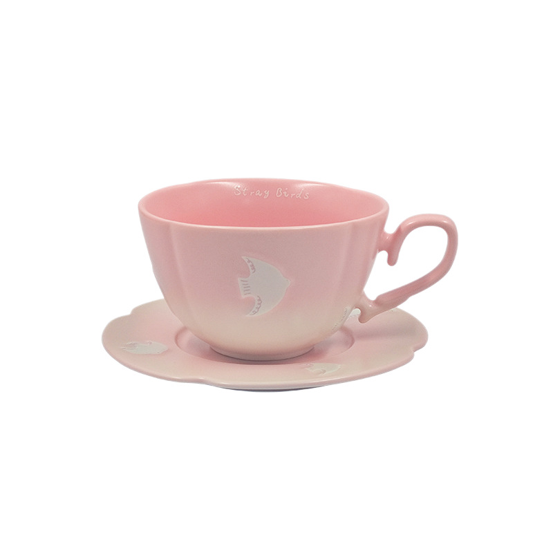 Tazas de café de cerámica finlandesa retro tazas de café europeas modernas tazas de café británicas tazas de té de la tarde tazas de platos franceses un conjunto