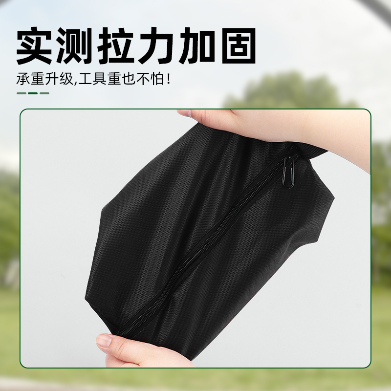Kit de herramientas lienzo grueso fuerte paquete de piezas duraderas multifuncional bolsa eléctrica de reparación de tela de oxford pequeña bolsa de almacenamiento