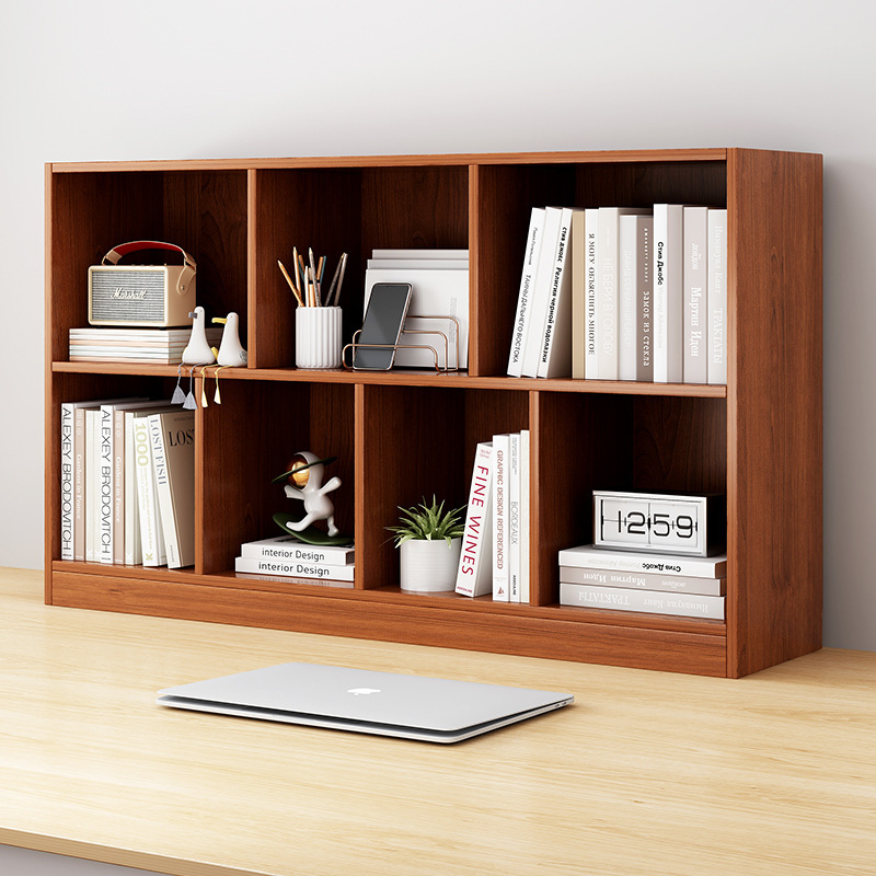 Estantería DE ESCRITORIO DEL ESTUDIANTE libro de escritorio multi-capa estantería Oficina simple estante de almacenamiento de archivos