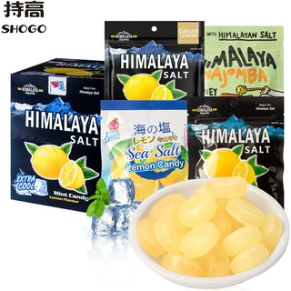 马来西亚大马碧富海盐咸柠檬薄荷姜汁咸柠檬糖袋装休闲零食