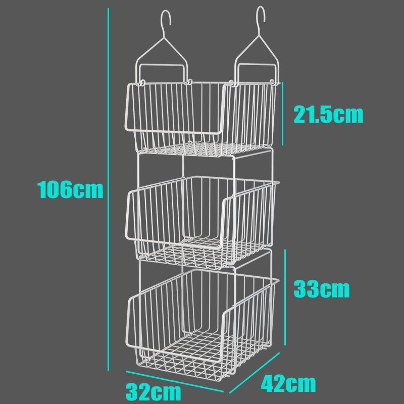 Stand model, white, 3 layers darker (with hooks)
