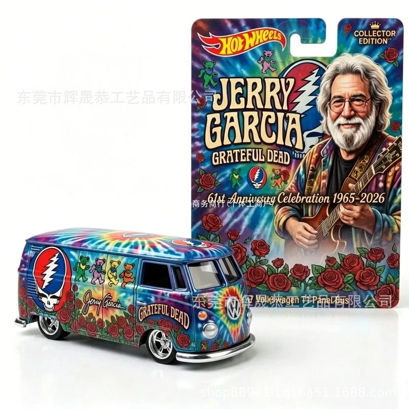 Cross-Border Hot Wheels Jerry Garcia 61St Bus Hot Wheels 61St Anniversary Bus Cross-Border Hot Wheels Jerry Garcia 61St Bus Hot Wheels 61St Anniversary Bus