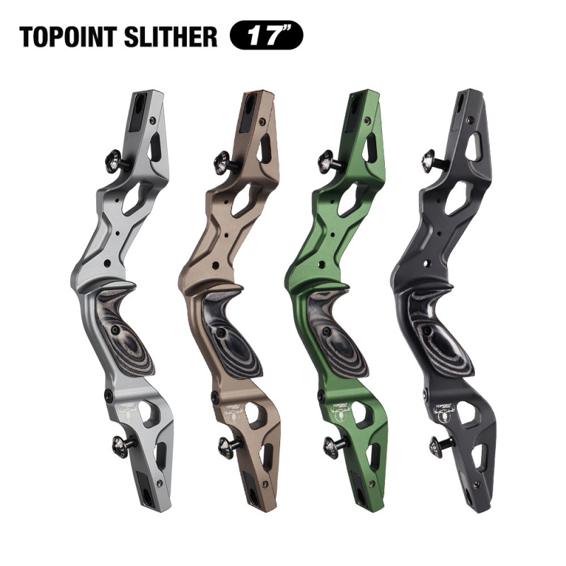 Top Point American Recurve Bow Slither17 Metal Bow Handle Archery Cnc Production Multi-Color Optional