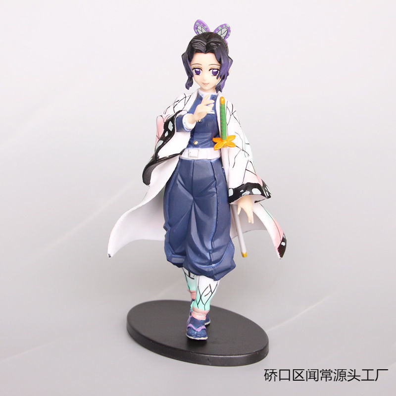 Ghost Blade hecho a mano animación circundante Charcoal Lang Mi Douzi Mi esposa Shanyi conjunto completo de modelos de decoración regalo al por mayor